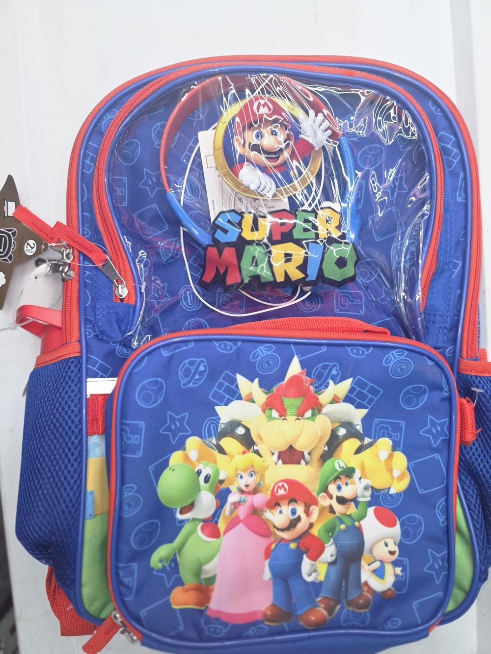 Nintendo Super Mario Kids Backpack - Blue & Red